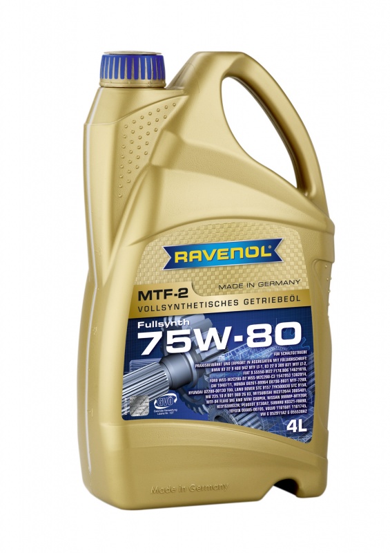 Трансмиссионное масло RAVENOL MTF -2 SAE 75W-80 ( 4л) new