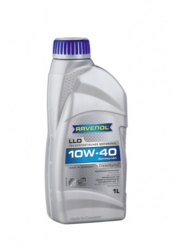 Моторное масло RAVENOL LLO SAE 10W-40 ( 1л) new