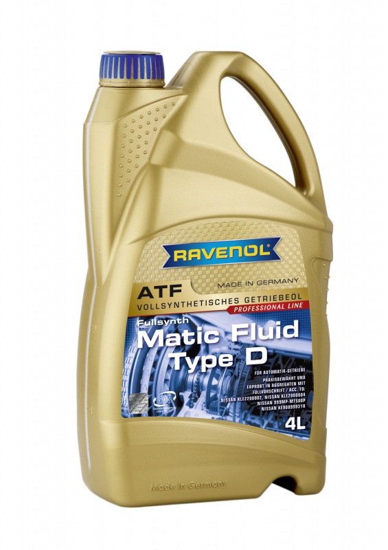 Трансмиссионное масло RAVENOL ATF Matic Fluid Type D ( 4л) new