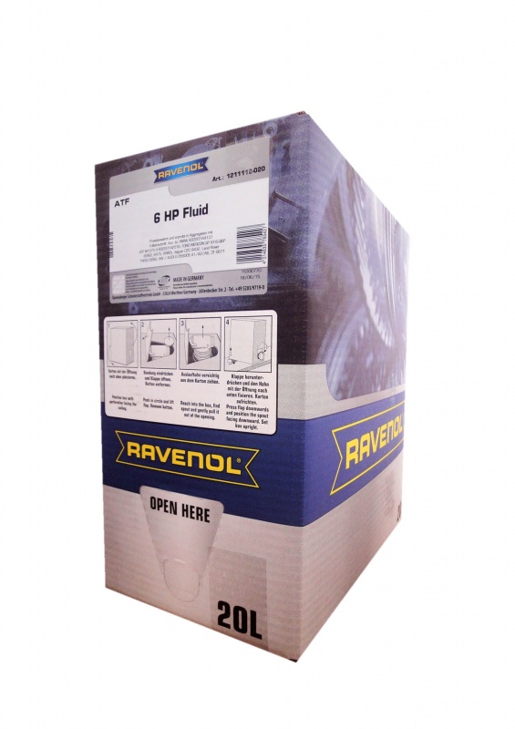 Трансмиссионное масло RAVENOL ATF 6 HP Fluid (20л) ecobox