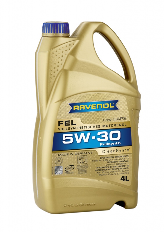 Моторное масло RAVENOL FEL SAE 5W-30 ( 4л) new
