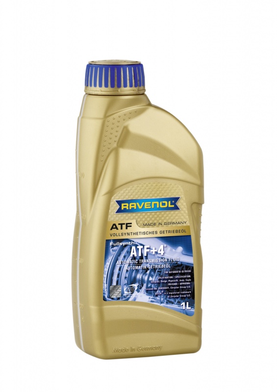 Трансмиссионное масло RAVENOL ATF+4 Fluid (1л) new