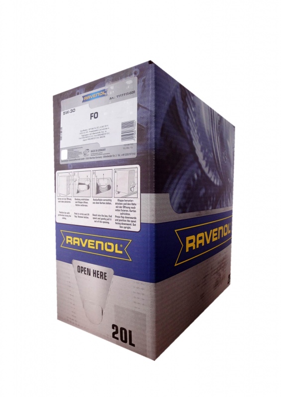 Моторное масло RAVENOL FO SAE 5W-30 (20л) ecobox