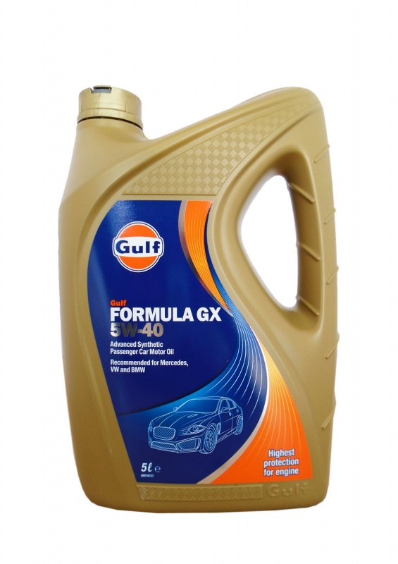 Моторное масло GULF Formula GX SAE 5W-40 (5л)