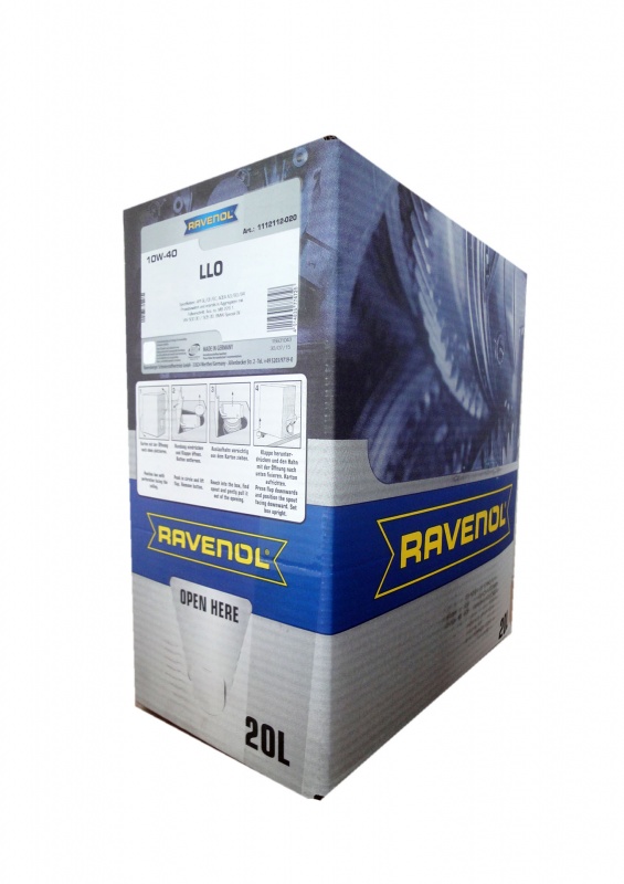 Моторное масло RAVENOL LLO SAE 10W-40 (20л) ecobox