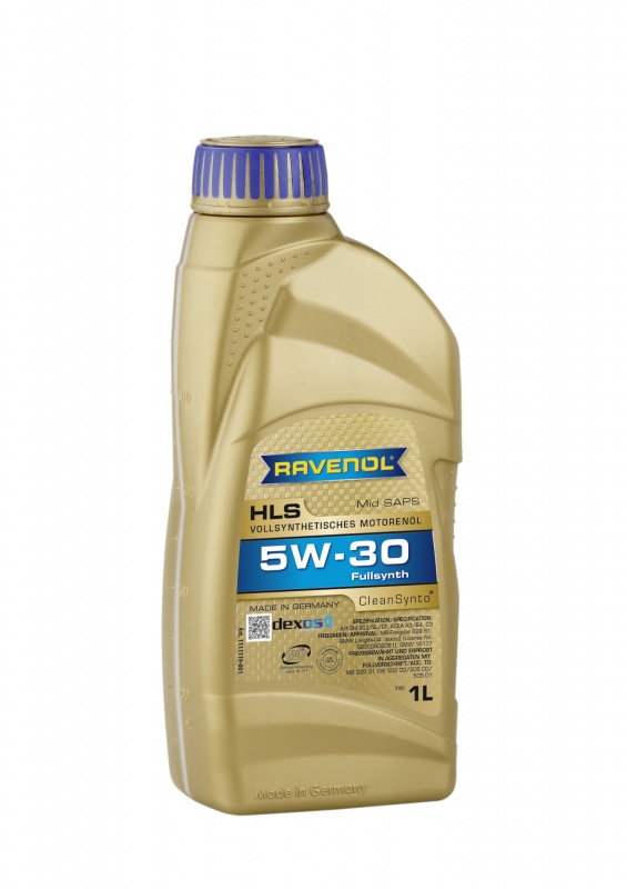 Моторное масло RAVENOL HLS SAE 5W-30 ( 1л) new