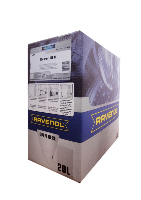 Трансмиссионное масло RAVENOL ATF Dexron III H (20л) ecobox