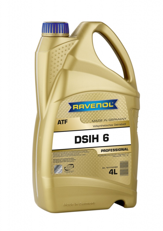 Трансмиссионное масло RAVENOL ATF DSIH 6 ( 4л) new