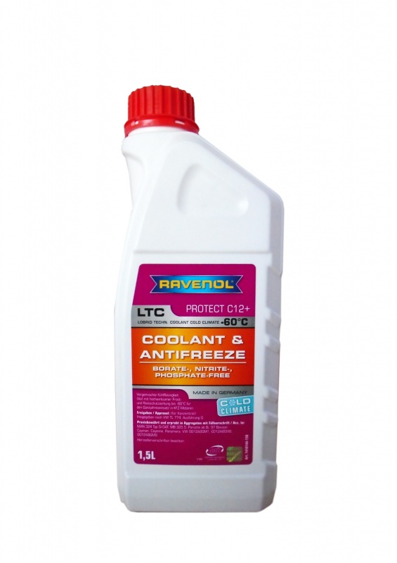 Антифриз готовый к прим. лила RAVENOL LTC COLD CLIMATE -60C ( 1,5л)