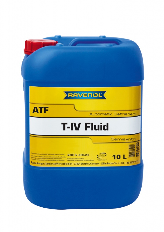 Трансмиссионное масло RAVENOL ATF T-IV Fluid (10л) new