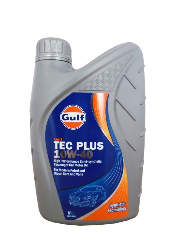 Моторное масло GULF TEC Plus SAE 10W-40 (1л)