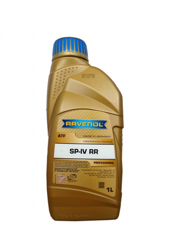 Трансмиссионное масло RAVENOL ATF SP-IV Fluid RR (1л) new