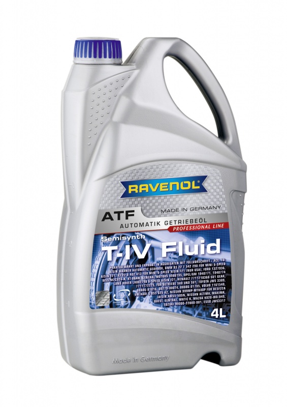 Трансмиссионное масло RAVENOL ATF T-IV Fluid ( 4л) new