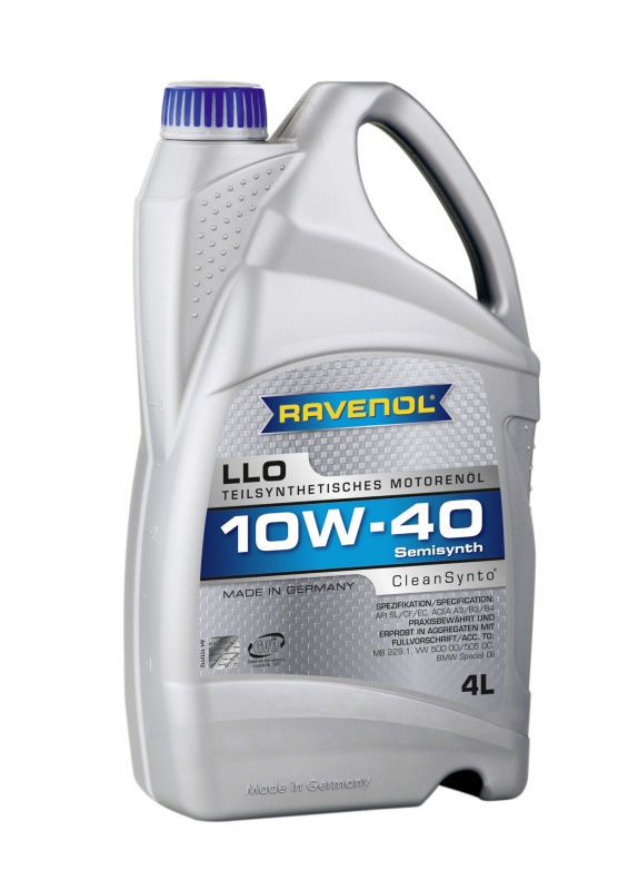 Моторное масло RAVENOL LLO SAE 10W-40 ( 4л) new