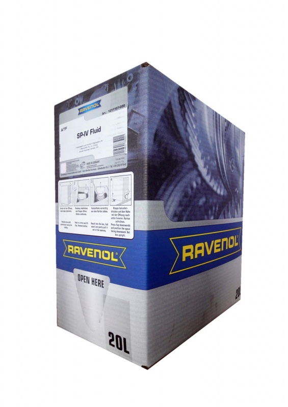 Трансмиссионное масло RAVENOL ATF SP-IV Fluid (20л) ecobox