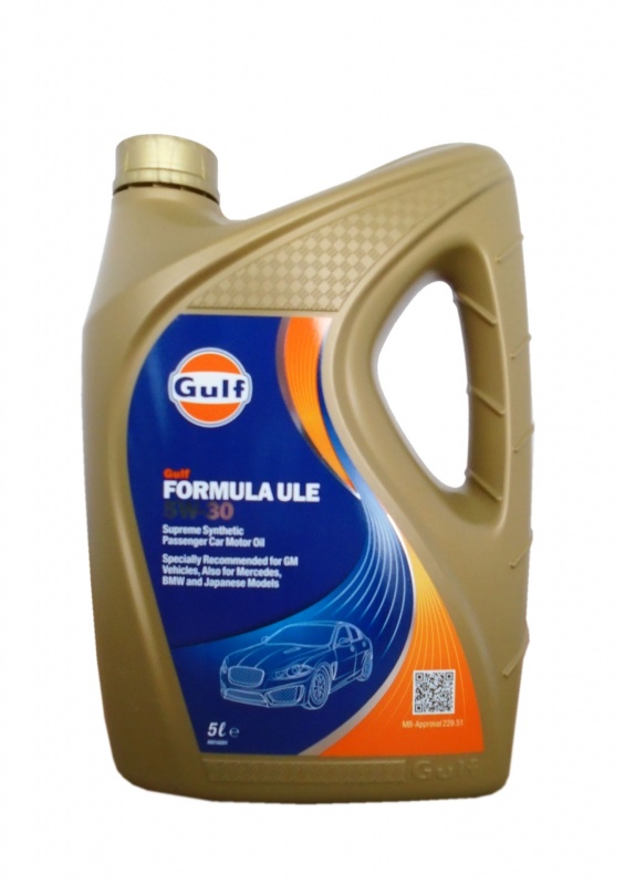 Моторное масло GULF Formula ULE SAE 5W-30 (5л)